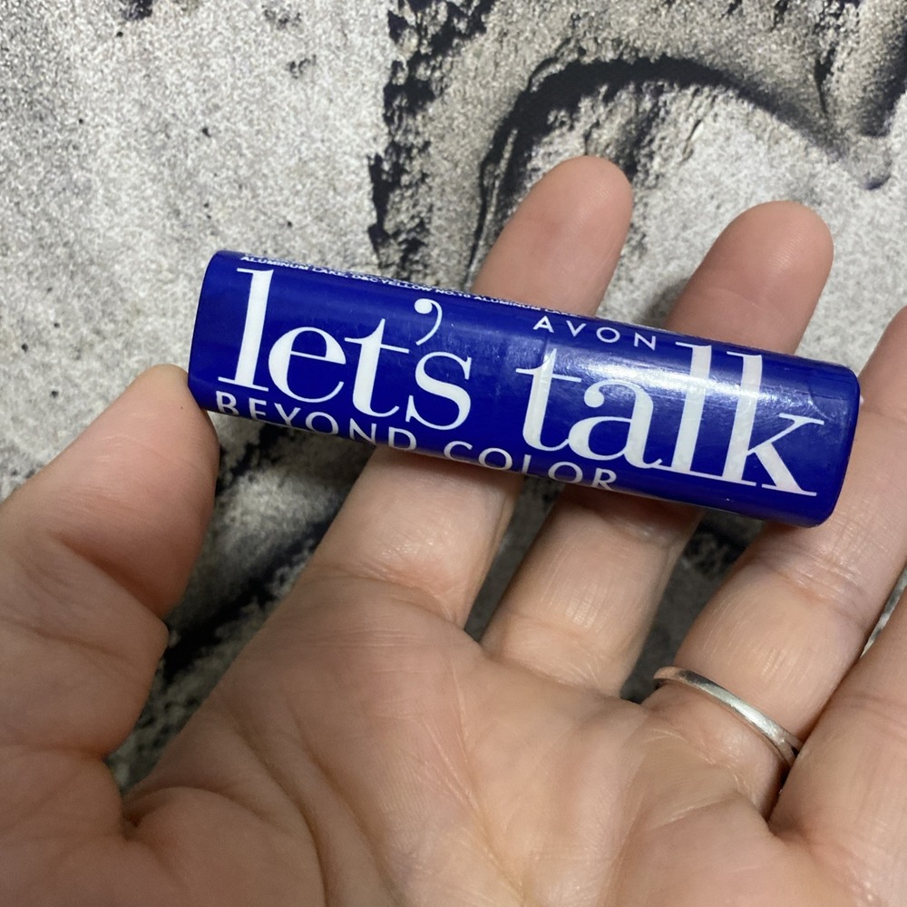 Avon NOS Let's Talk Beyond Color Silk Rose Lipstick 2000 Sealed Discontinued